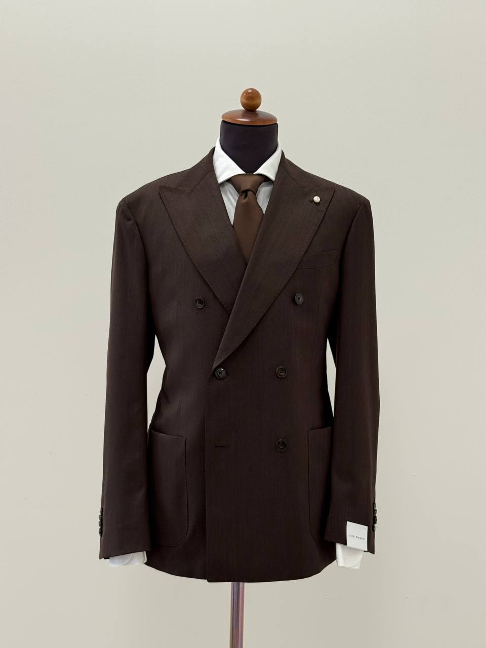 Abito Doppiopetto in Marrone Cioccolato