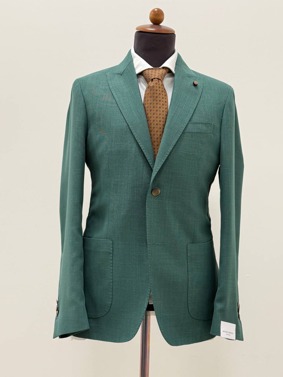 Giacca Antonio Moccia Eleganza Mediterranea in Verde